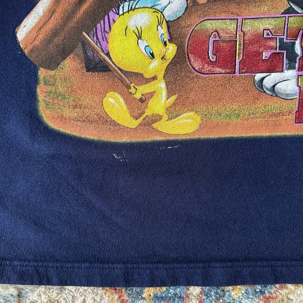 Vintage Looney Tunes Tweety And Sylvester Crewneck Large - Picture 9 of 9